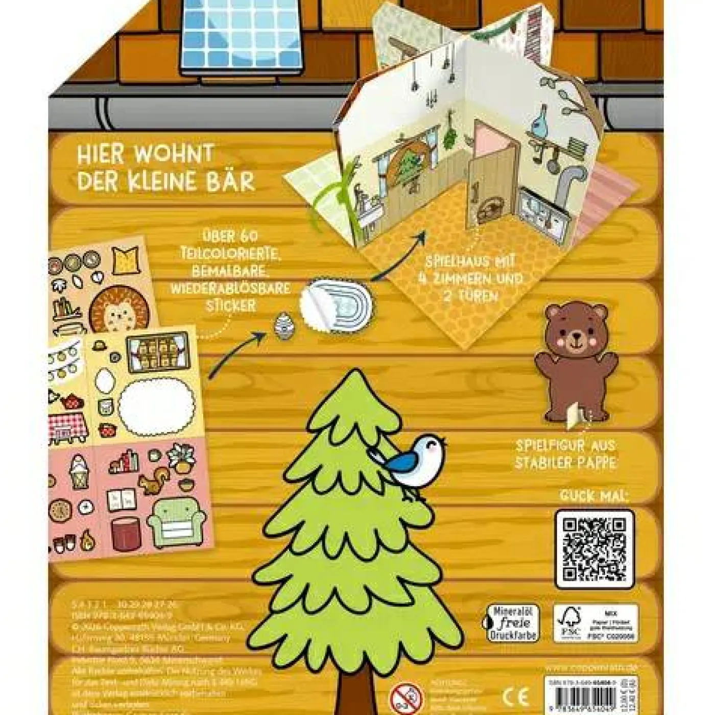 Cozy Stickerhaus - Kleiner Bär