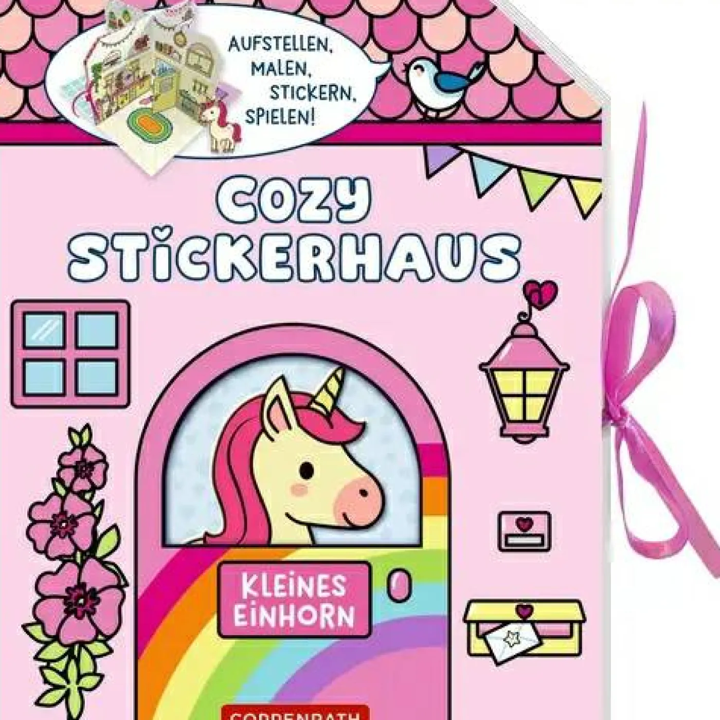 Cozy Stickerhaus - Kleines Einhorn