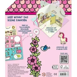 Cozy Stickerhaus - Kleines Einhorn