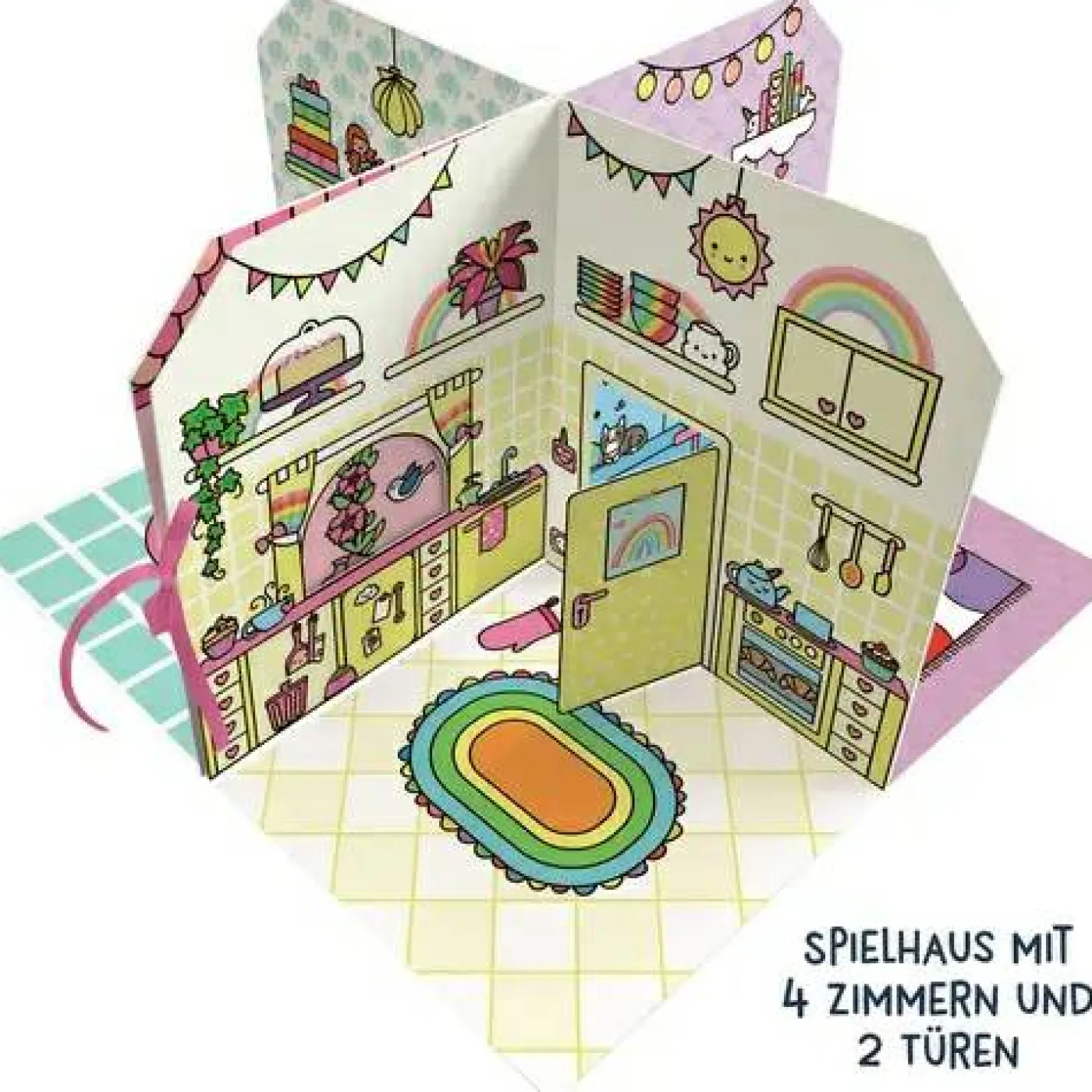Cozy Stickerhaus - Kleines Einhorn