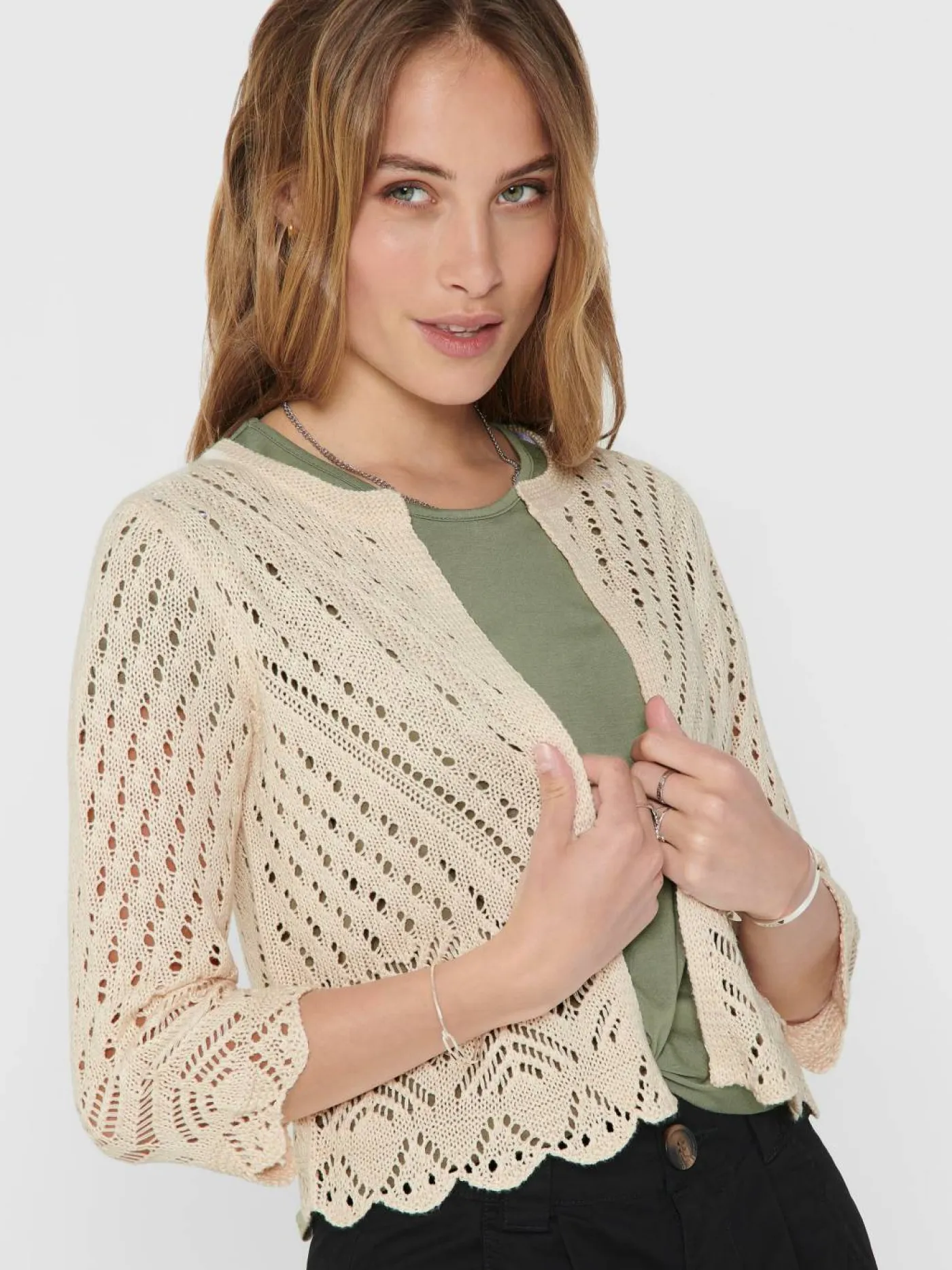 Cropped Cardigan "Sun"