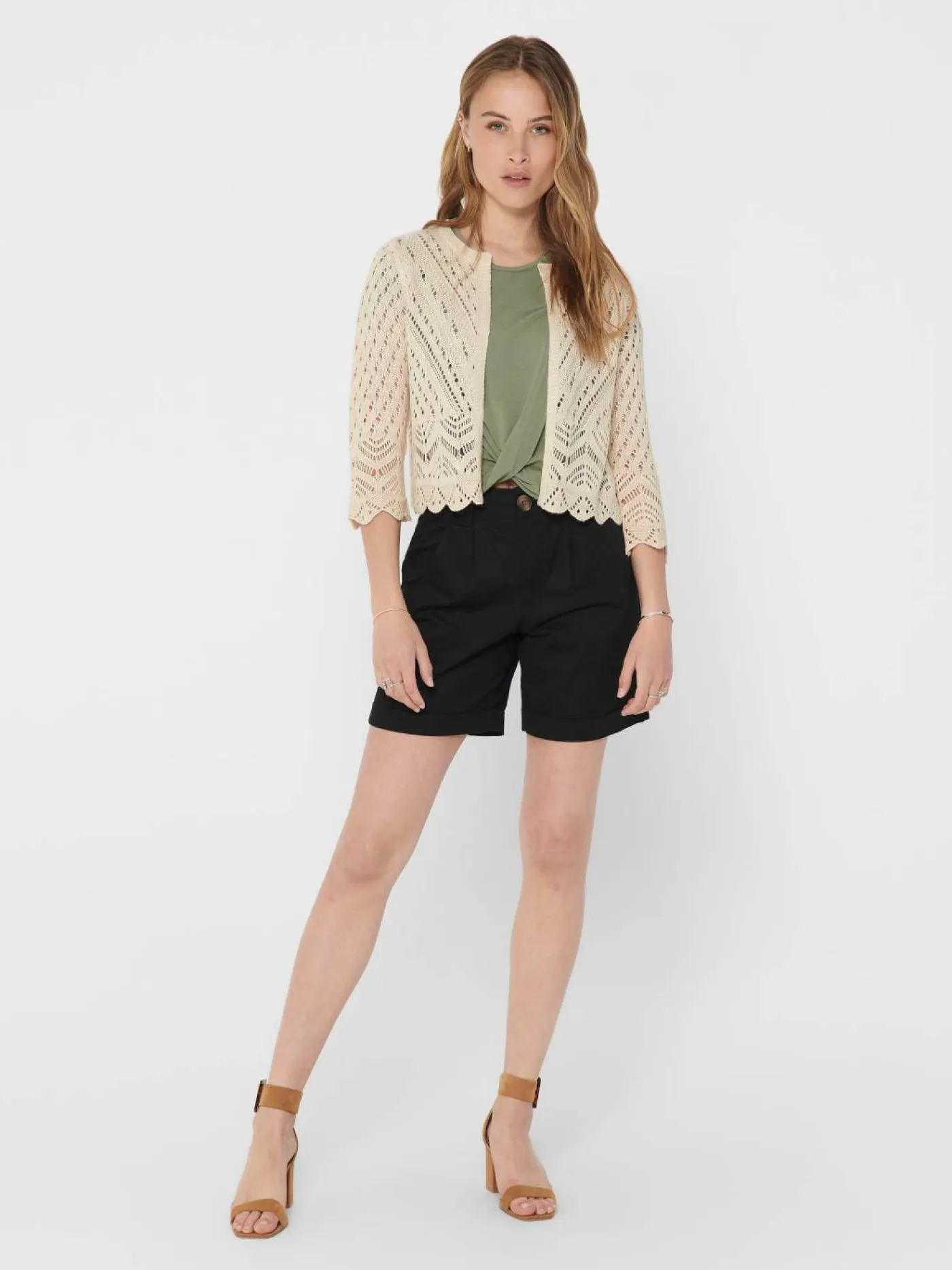 Cropped Cardigan "Sun"