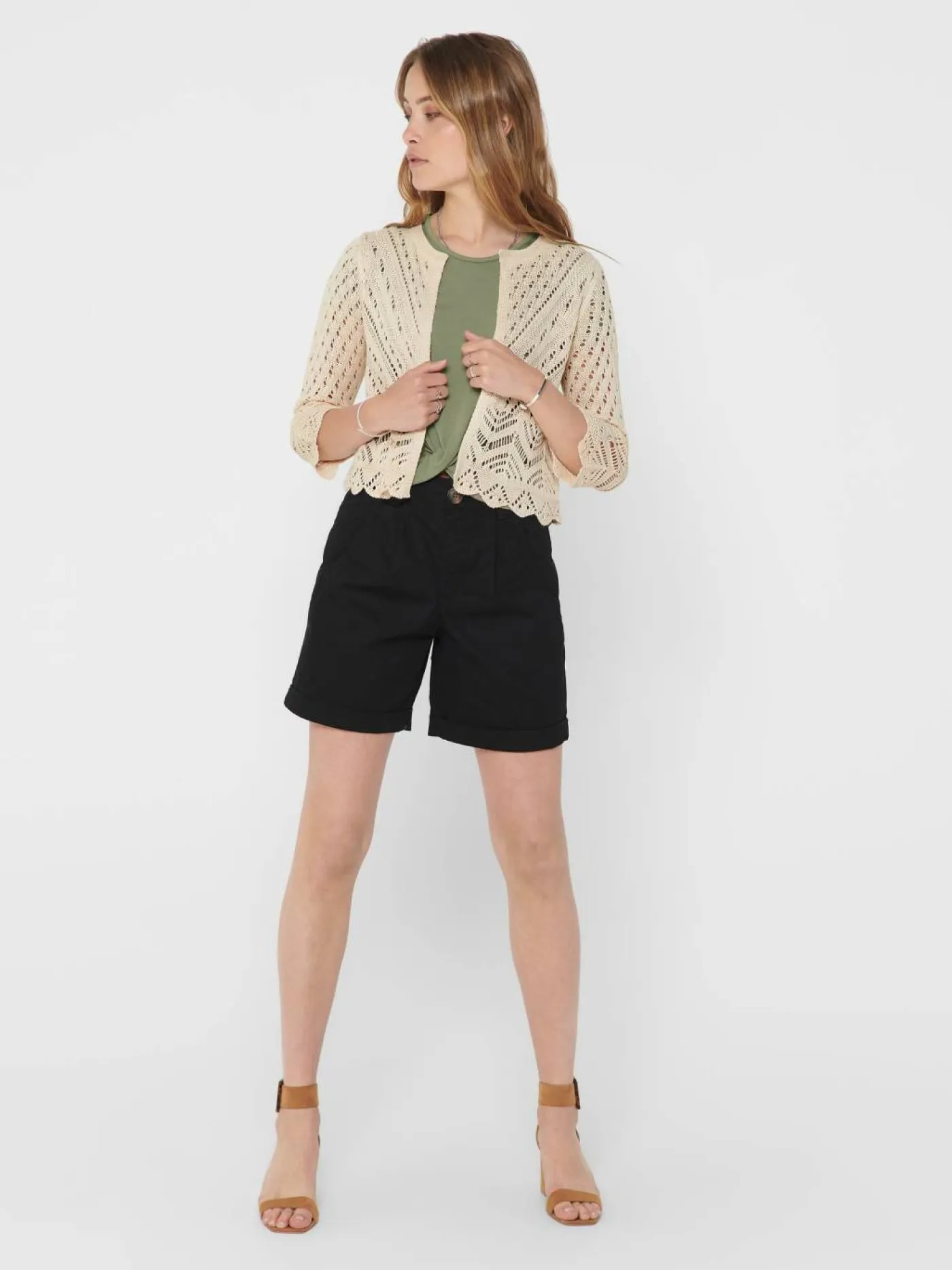 Cropped Cardigan "Sun"