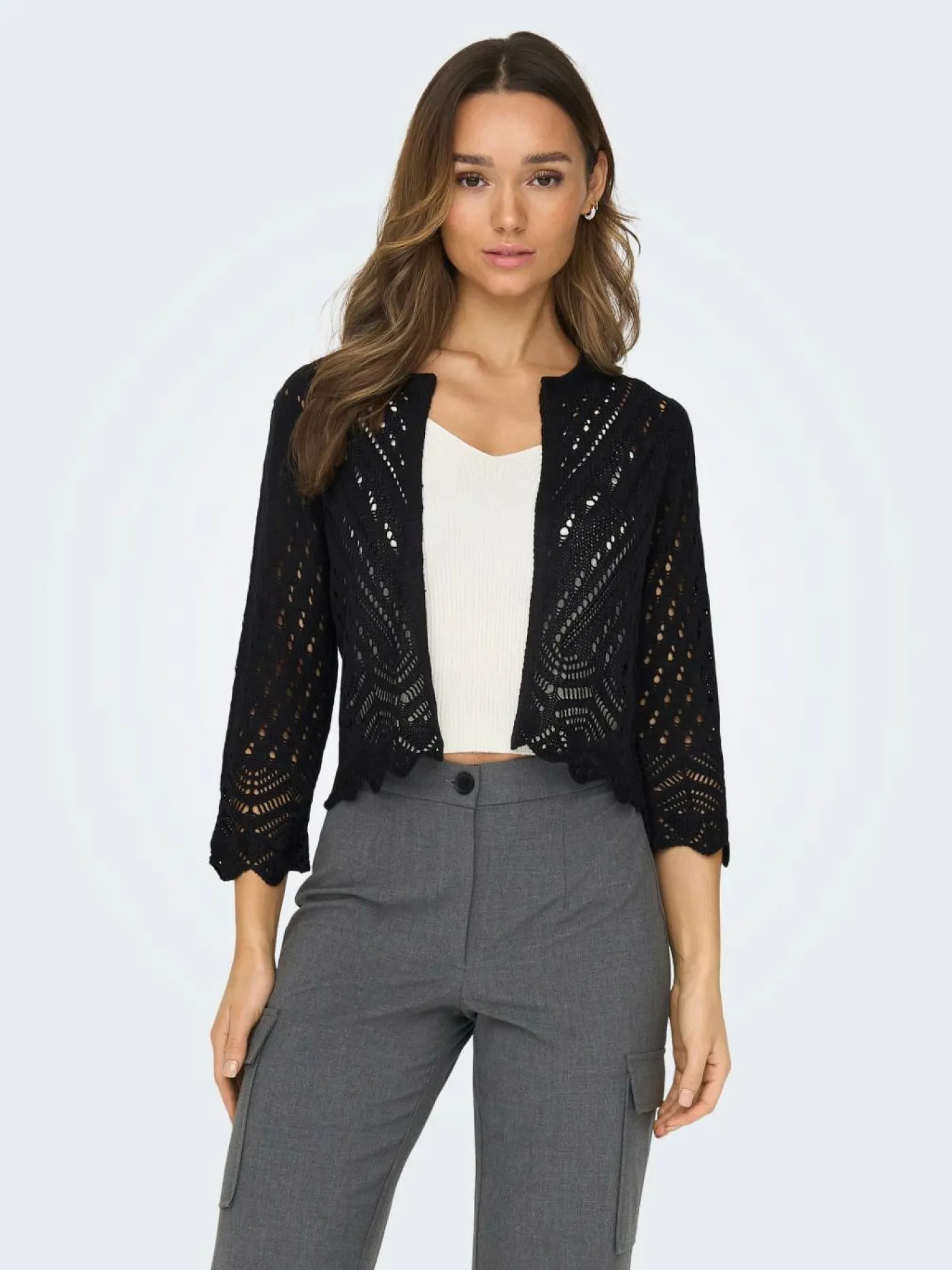 Cropped Cardigan "Sun"