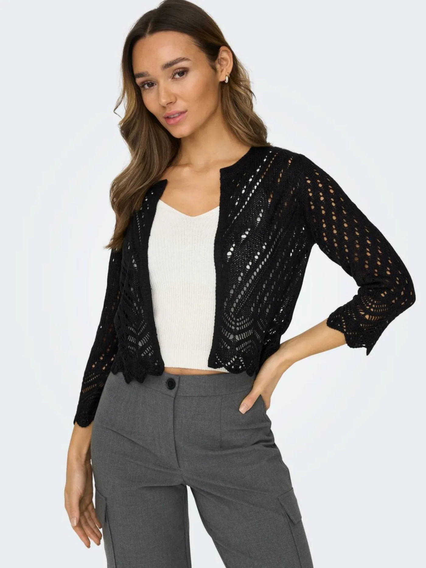 Cropped Cardigan "Sun"
