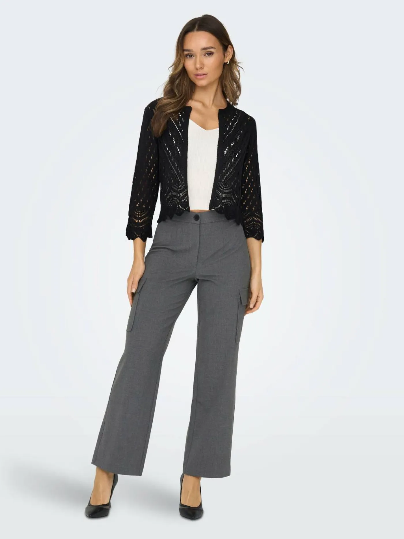 Cropped Cardigan "Sun"