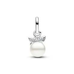 Cupid angel sterling silver mini dangle