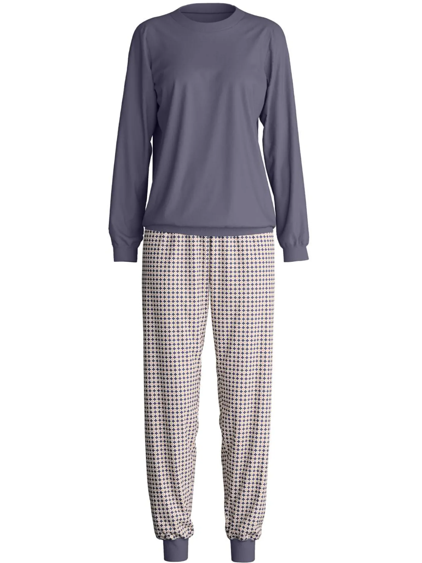 DAMEN Pyjama mit B#ndchen
