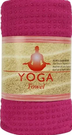 DEUSER Yogatuch mit Antirutsch rosé/pink