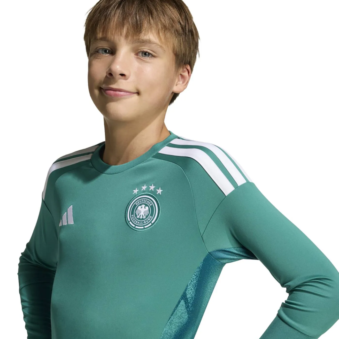 Deutschland 26 Langärmeliges Torwart-Heimtrikot Kids