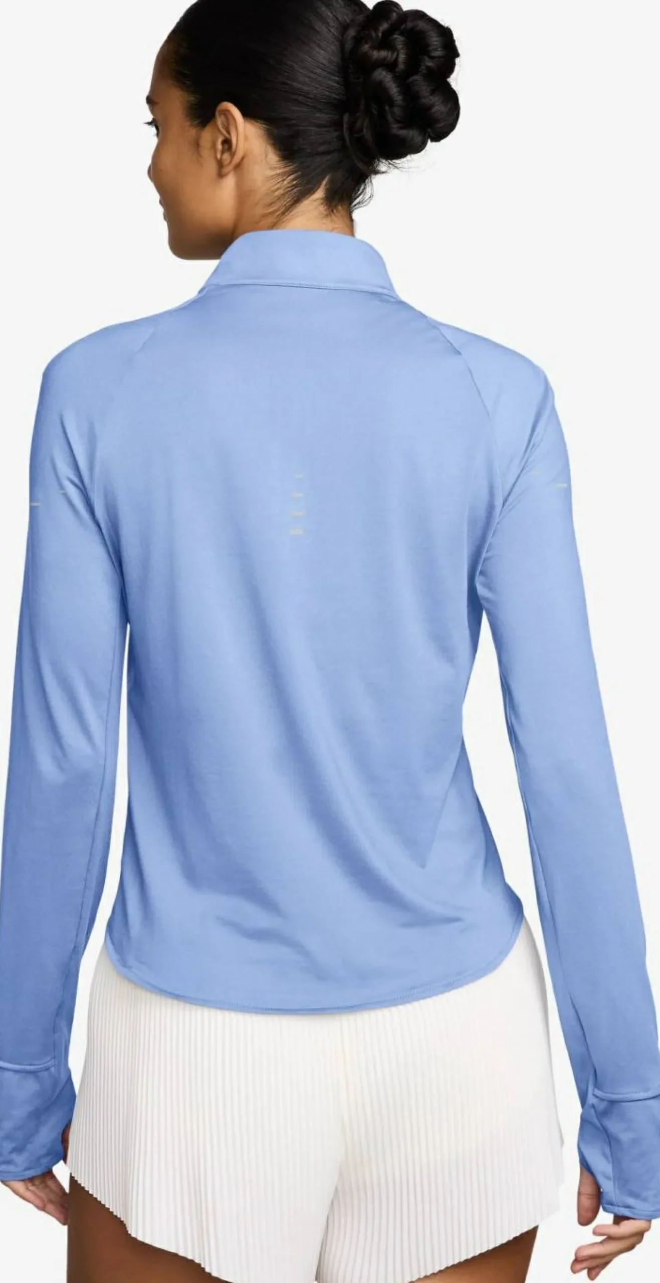 Dri-FIT UV-Laufoberteil "Nike Swift" mit Viertelreißverschluss