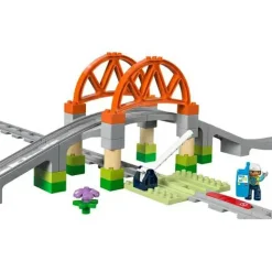 Duplo "Eisenbahnbrücke und Schienen", 10426