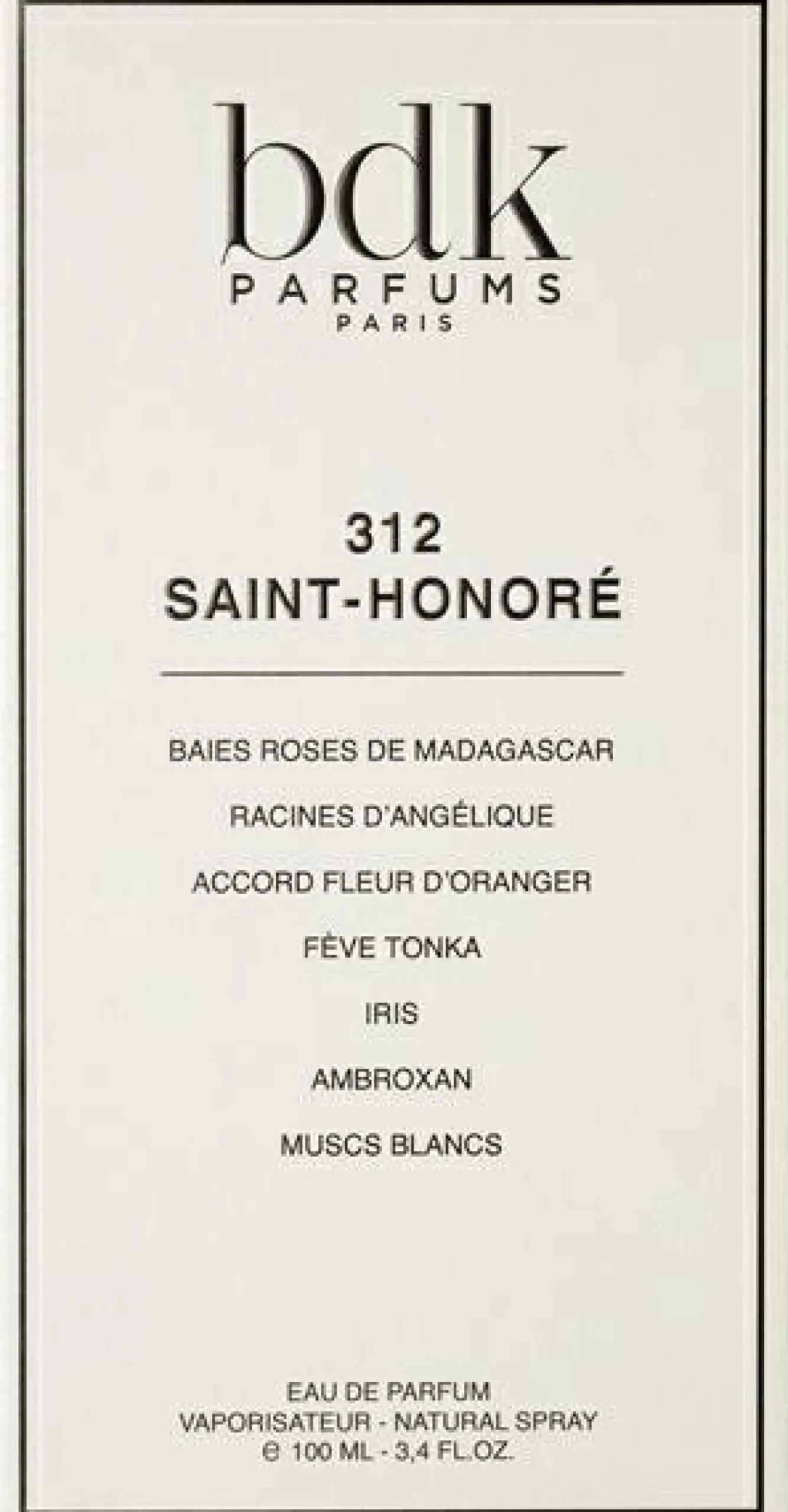 Eau de Parfum "3121 Saint-Honoré", 100 ml
