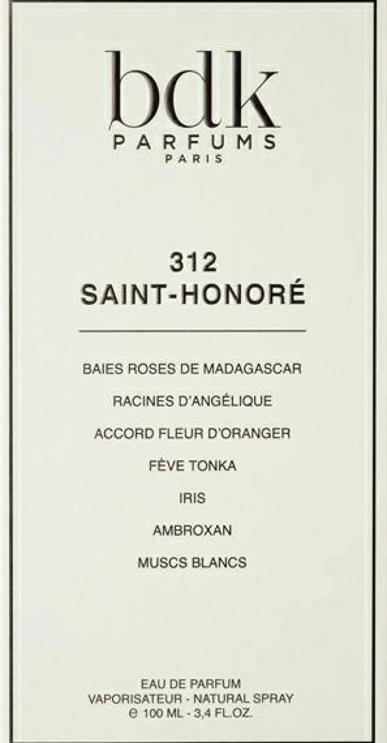 Eau de Parfum "3121 Saint-Honoré", 100 ml
