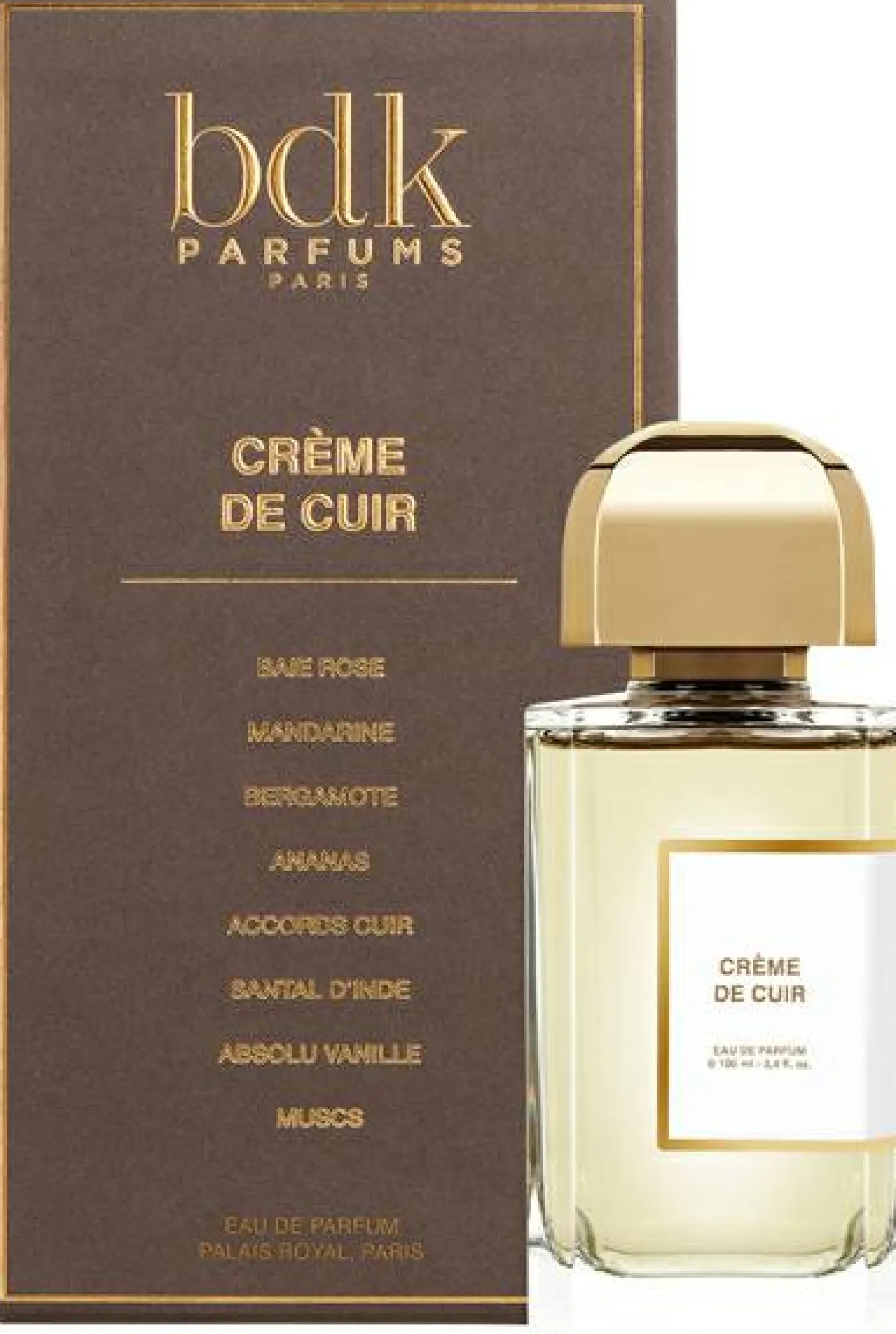 Eau de Parfum "Crème de Cuir", 100 ml