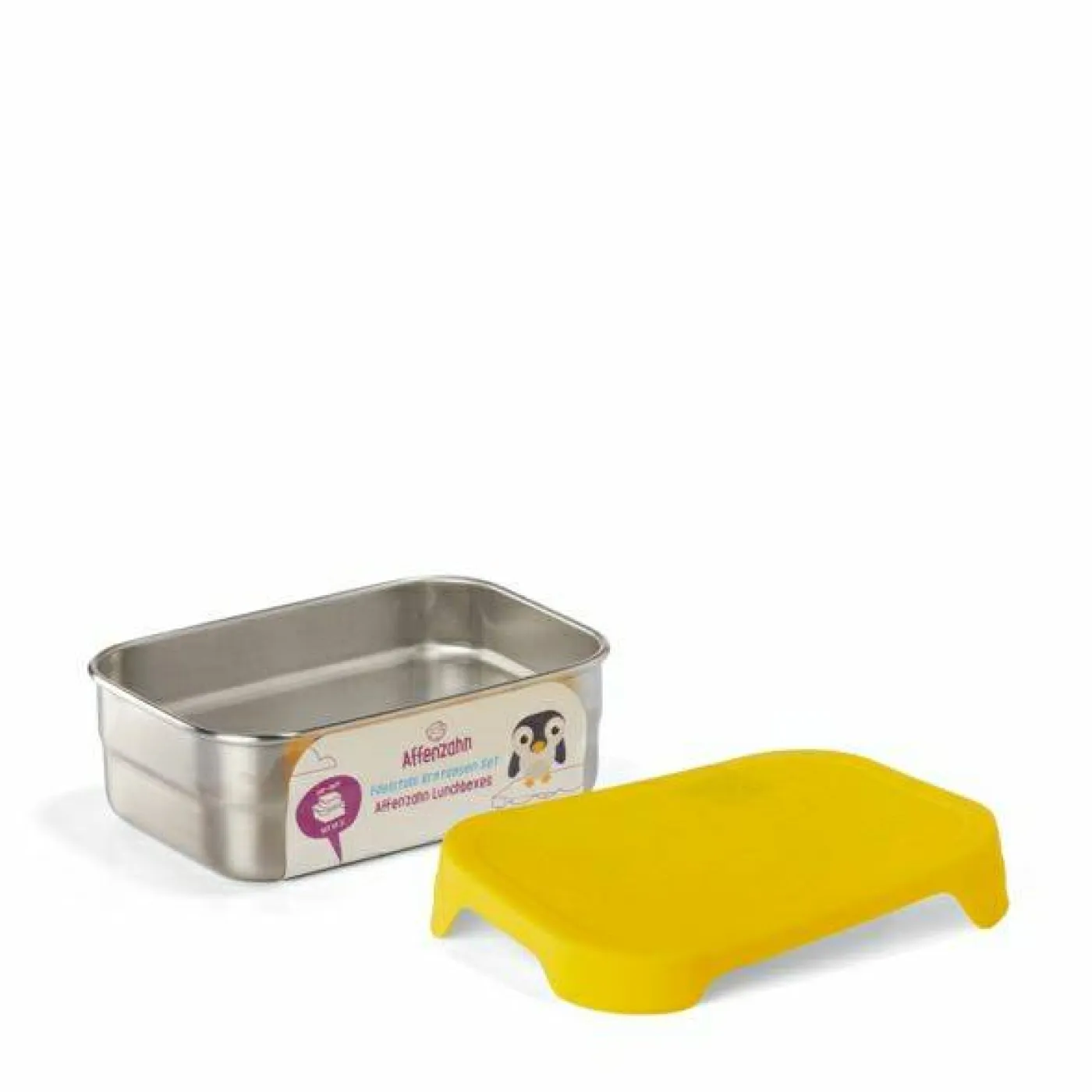 Edelstahl-Brotdosen-Set "Tiger"