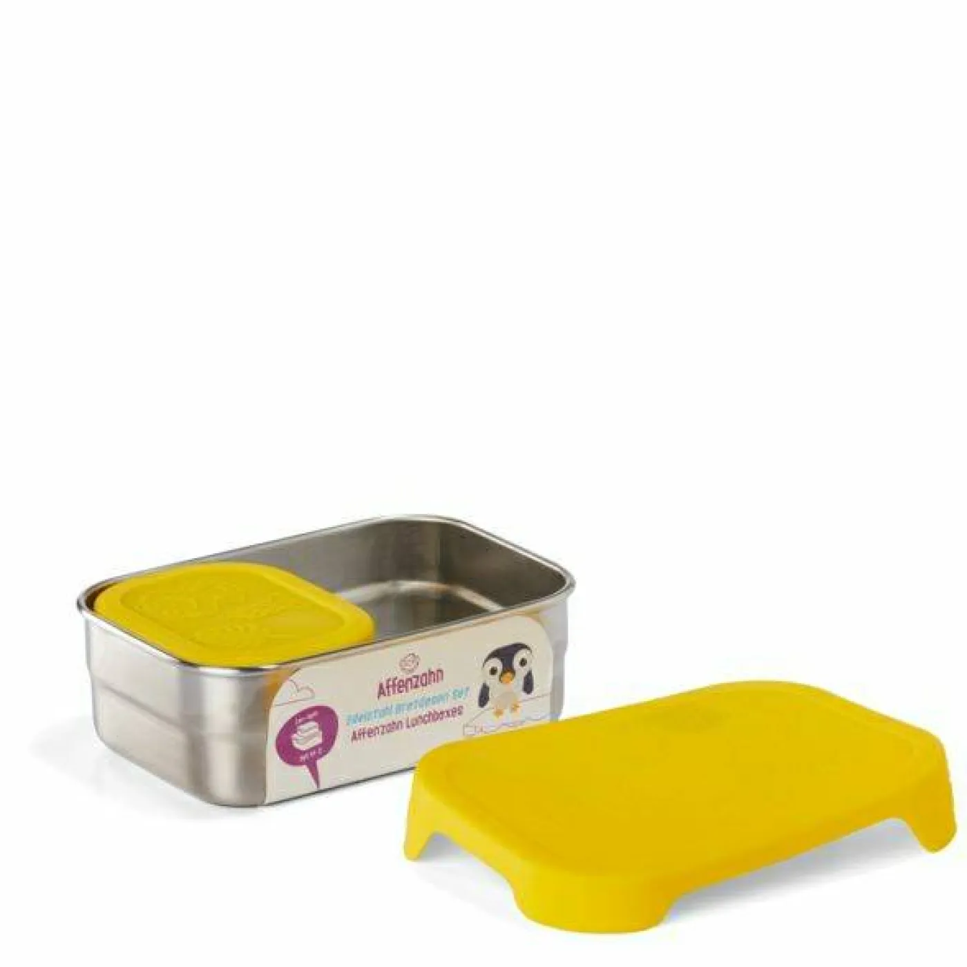 Edelstahl-Brotdosen-Set "Tiger"