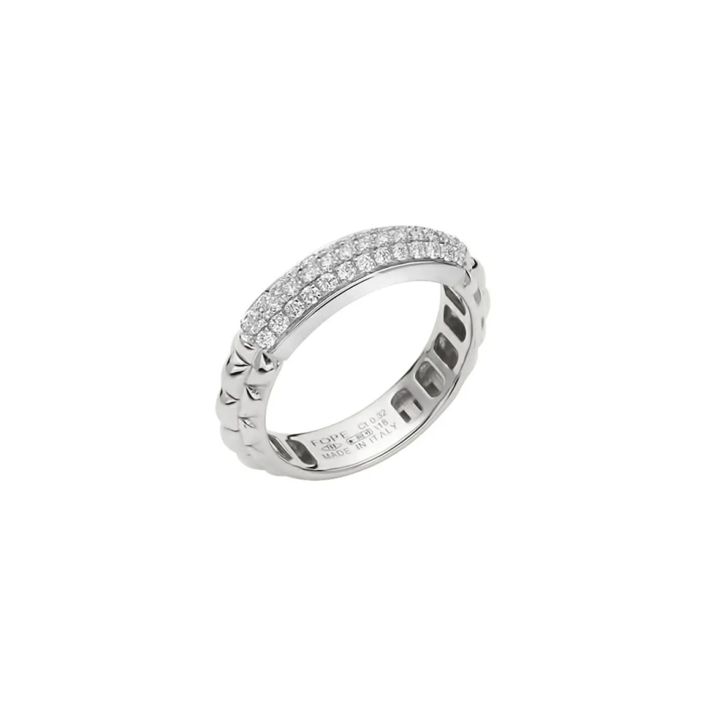 750er Weißgold-Ring "Eka"