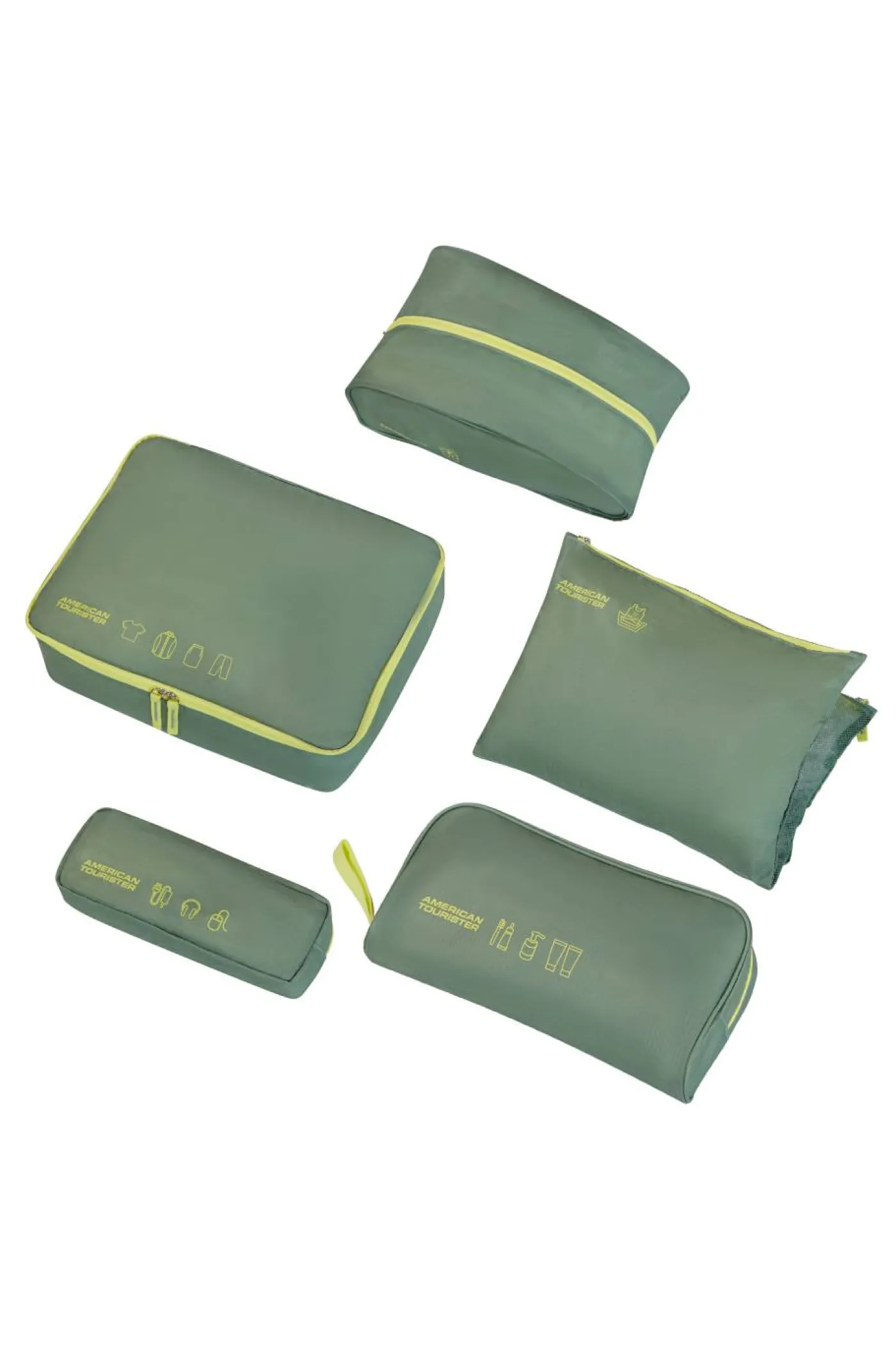 5er-Set Packorganizer