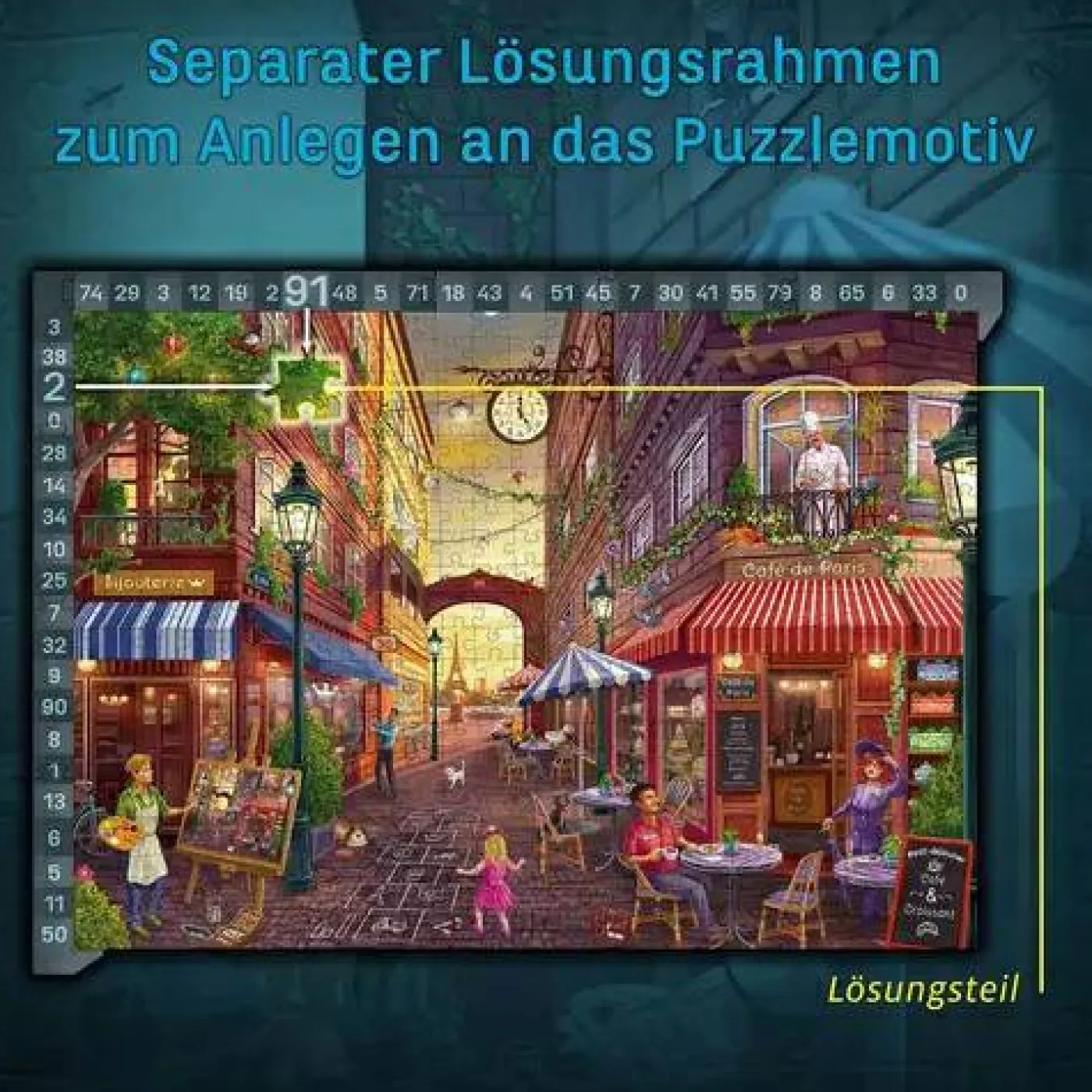 Escape Room-Puzzle "EXIT - Der Auftrag Paris", 500 Teile