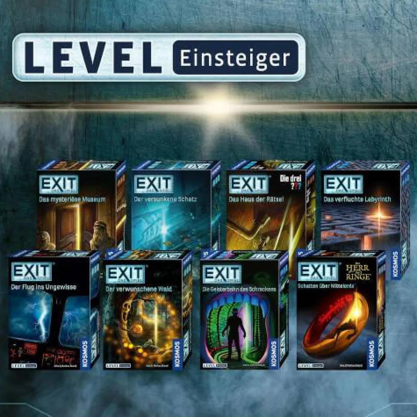 Escape-Room-Spiel "EXIT - Der Herr der Ringe, Schatten über Mittelerde", Einsteiger