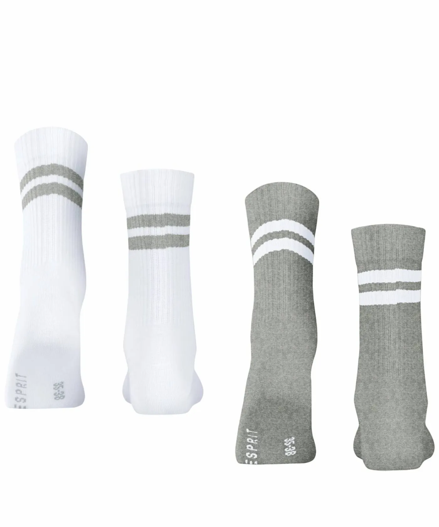 Esprit Tennis Stripe 2-Pack Damen Socken