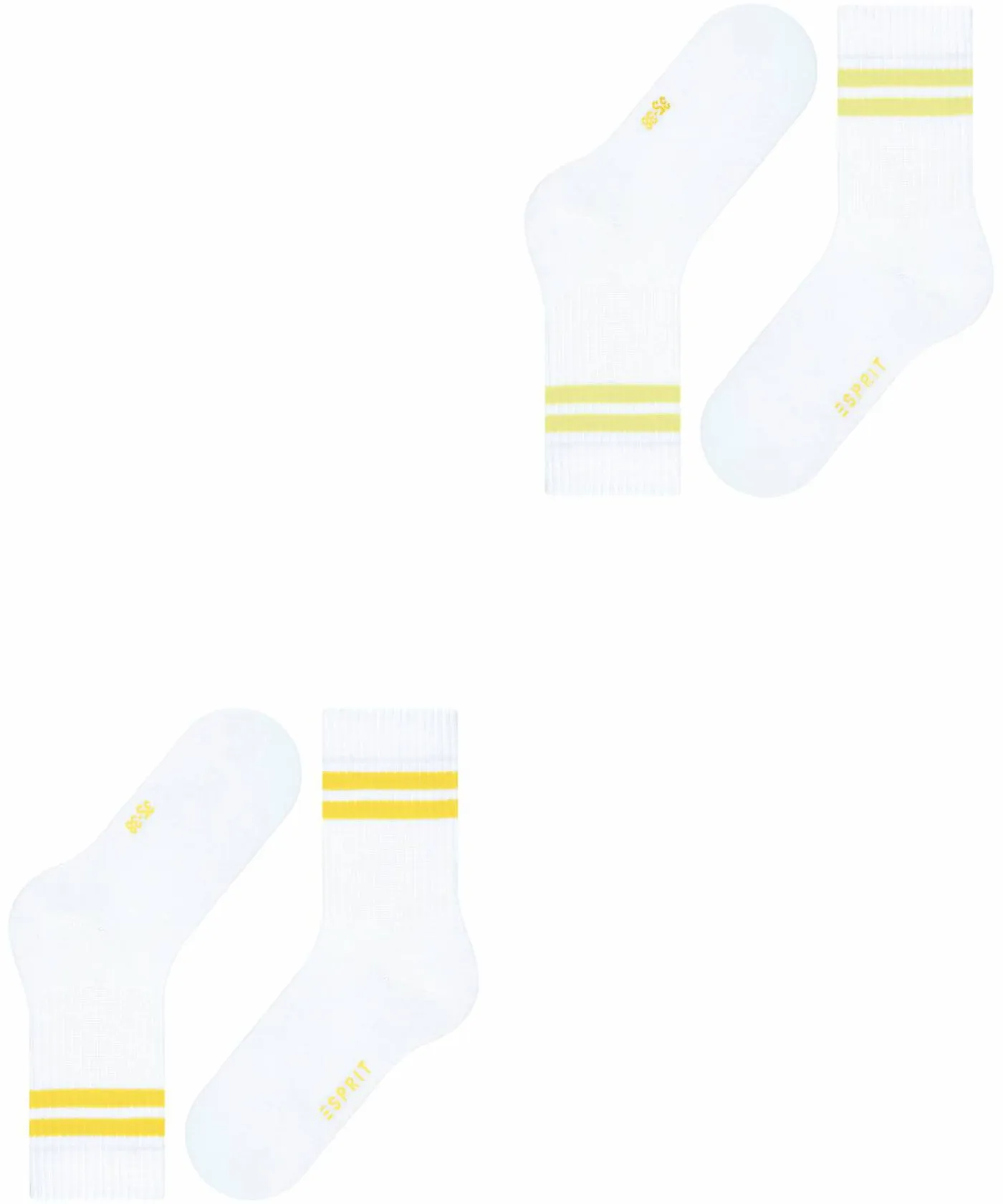 Esprit Tennis Stripe 2-Pack Damen Socken