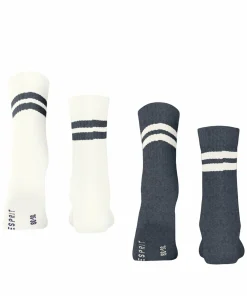 Esprit Tennis Stripe 2-Pack Damen Socken