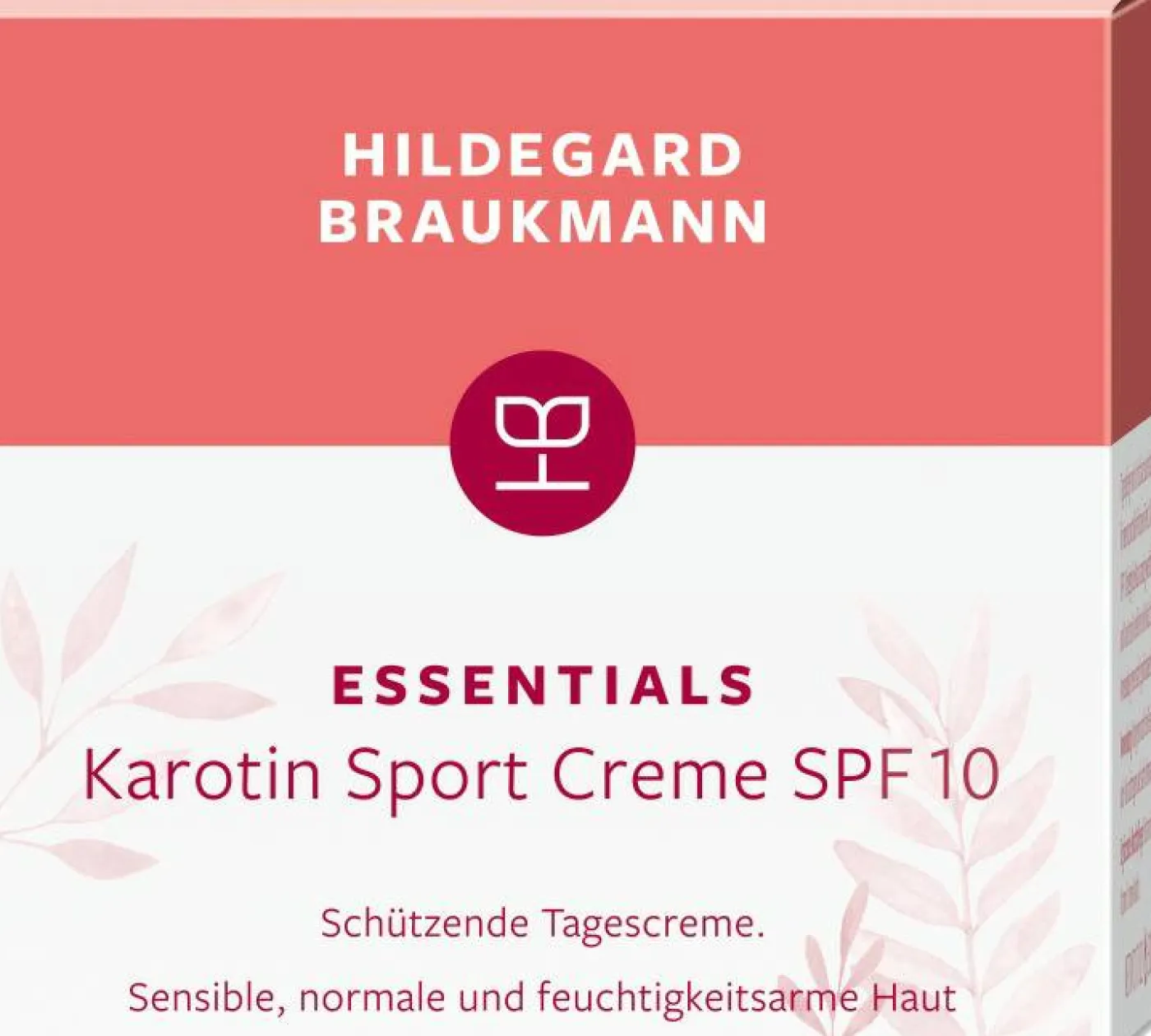 "Essentials" Karotin Sport Creme SPF 10 50 ml