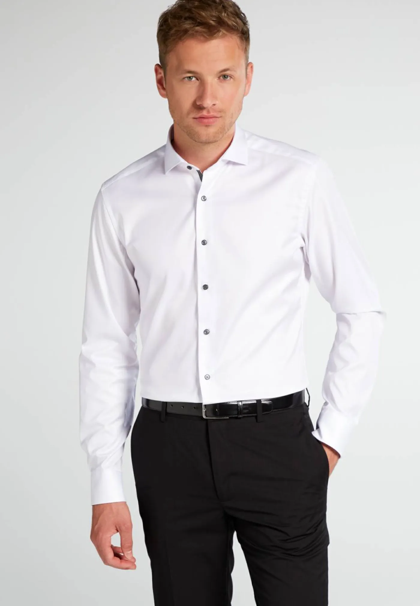 ETERNA LANGARM HEMD SLIM FIT COVER SHIRT TWILL