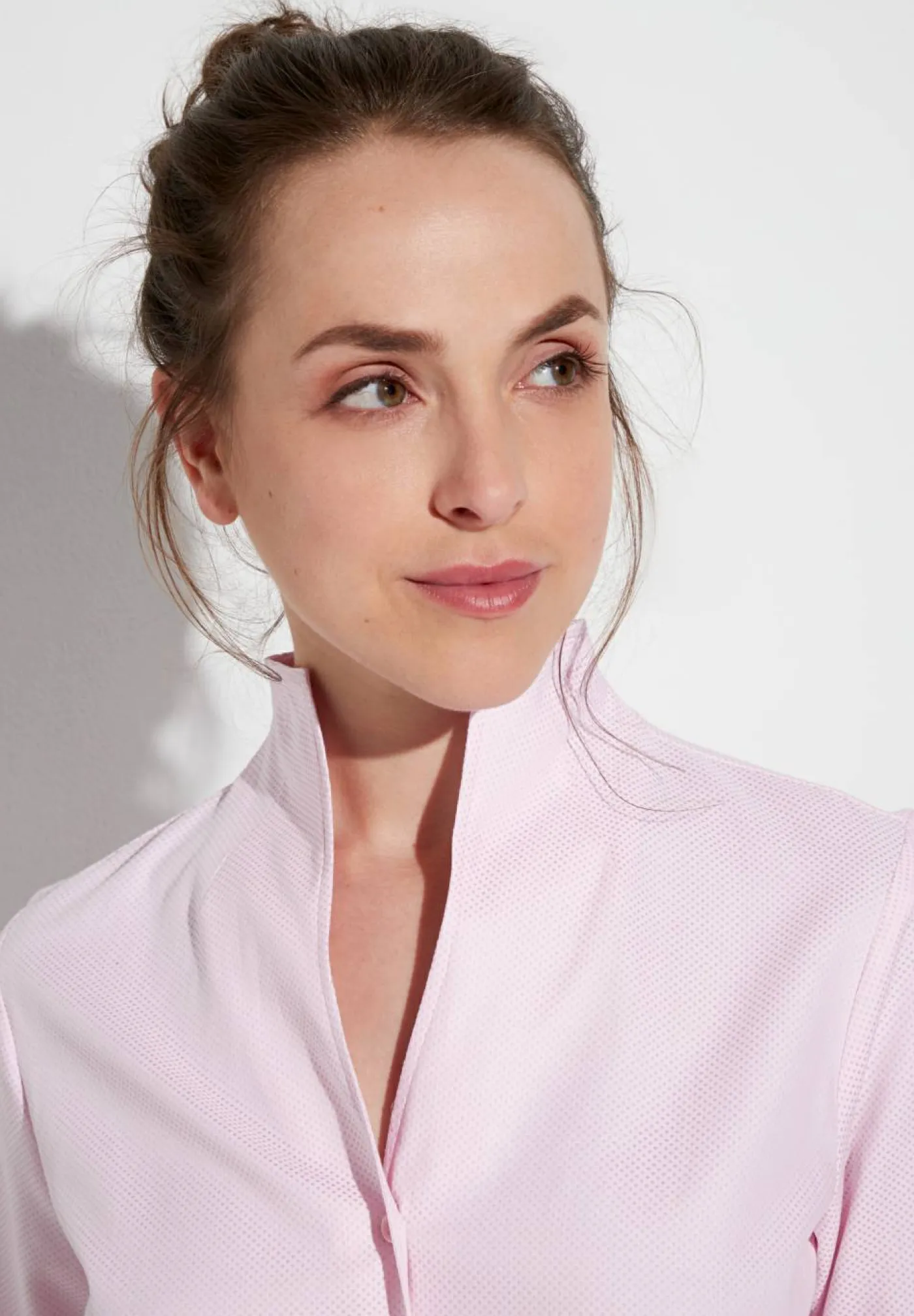 ETERNA LANGARM BLUSE MODERN CLASSIC JAQUARD