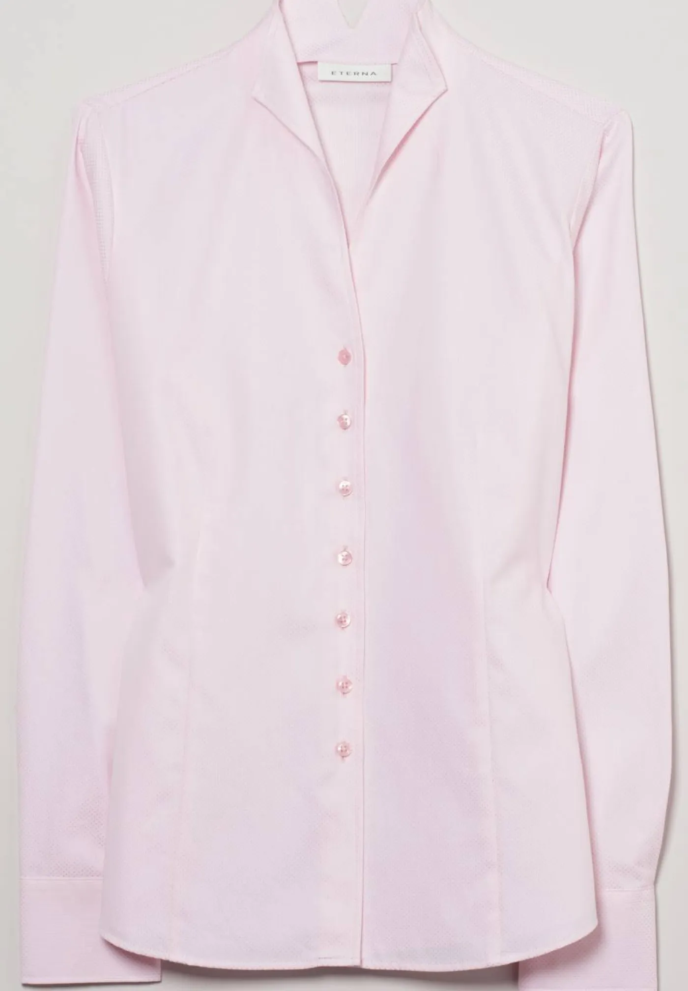 ETERNA LANGARM BLUSE MODERN CLASSIC JAQUARD