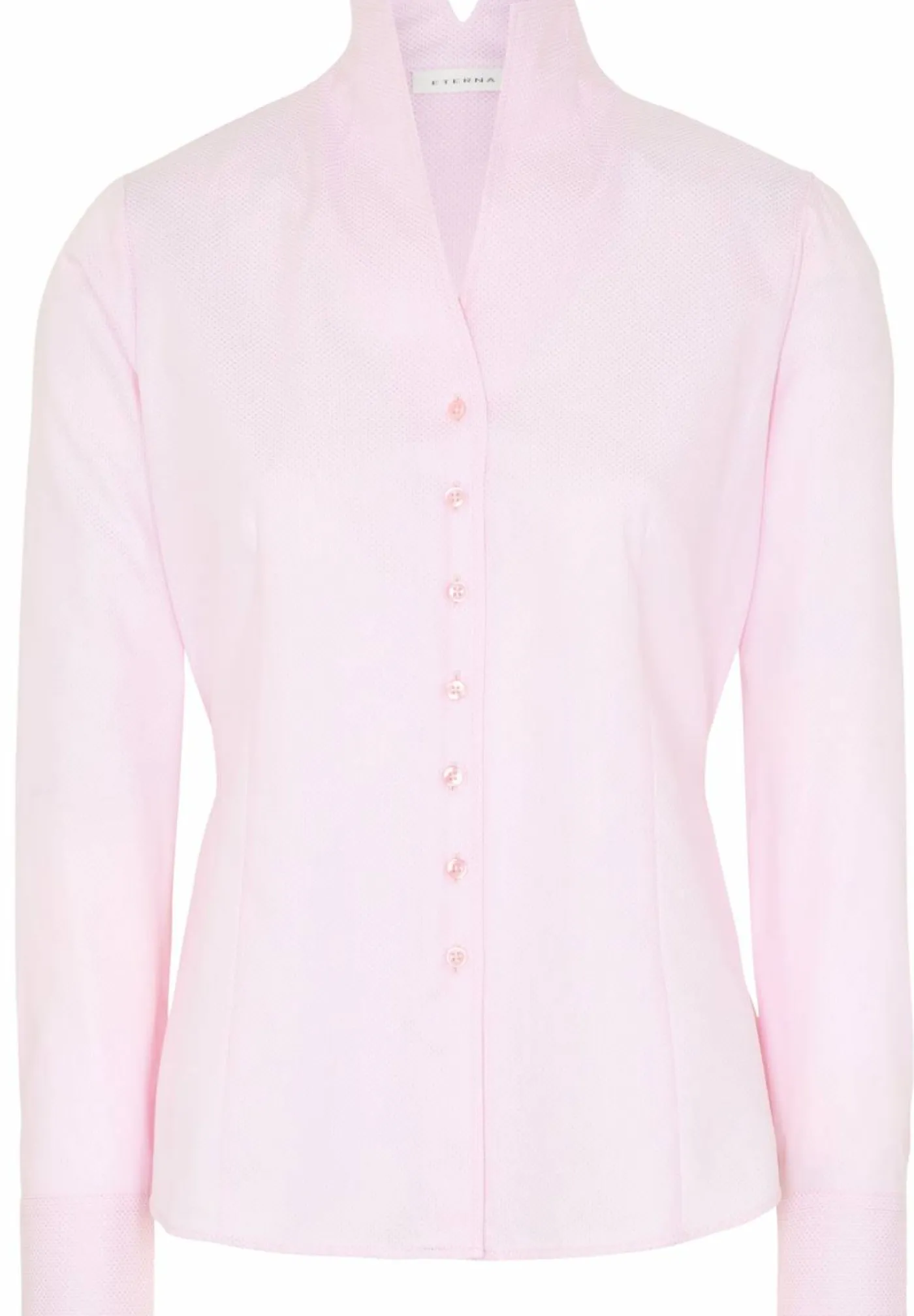 ETERNA LANGARM BLUSE MODERN CLASSIC JAQUARD