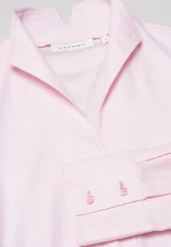 ETERNA LANGARM BLUSE MODERN CLASSIC JAQUARD