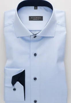 ETERNA LANGARM HEMD COMFORT FIT COVER SHIRT TWILL