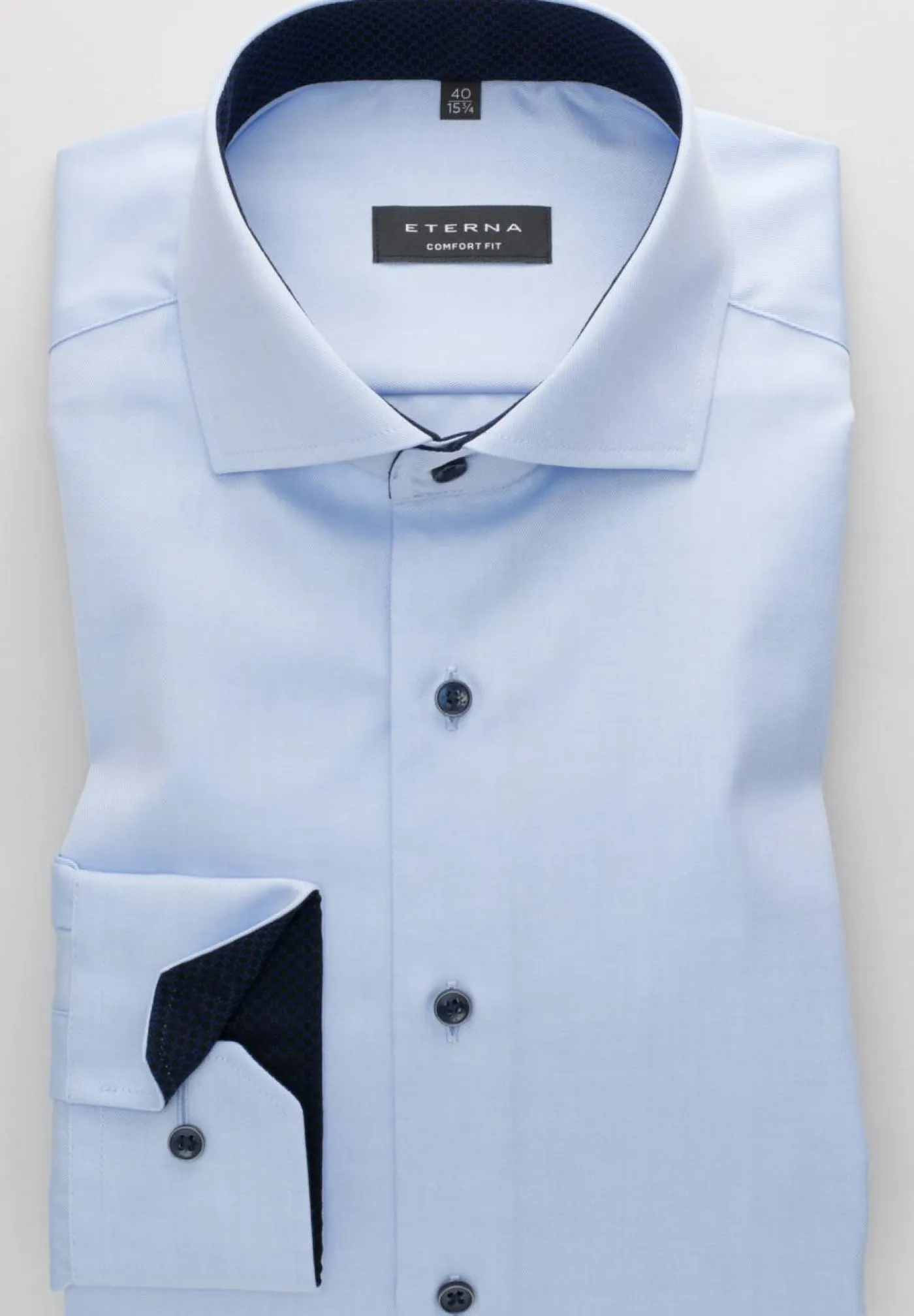 ETERNA LANGARM HEMD COMFORT FIT COVER SHIRT TWILL