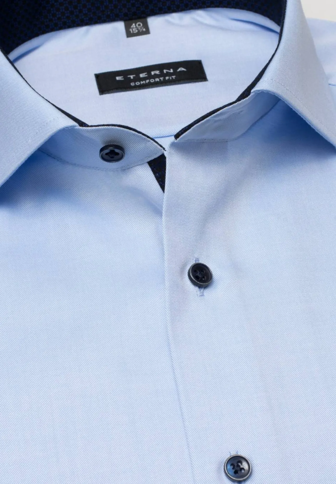 ETERNA LANGARM HEMD COMFORT FIT COVER SHIRT TWILL