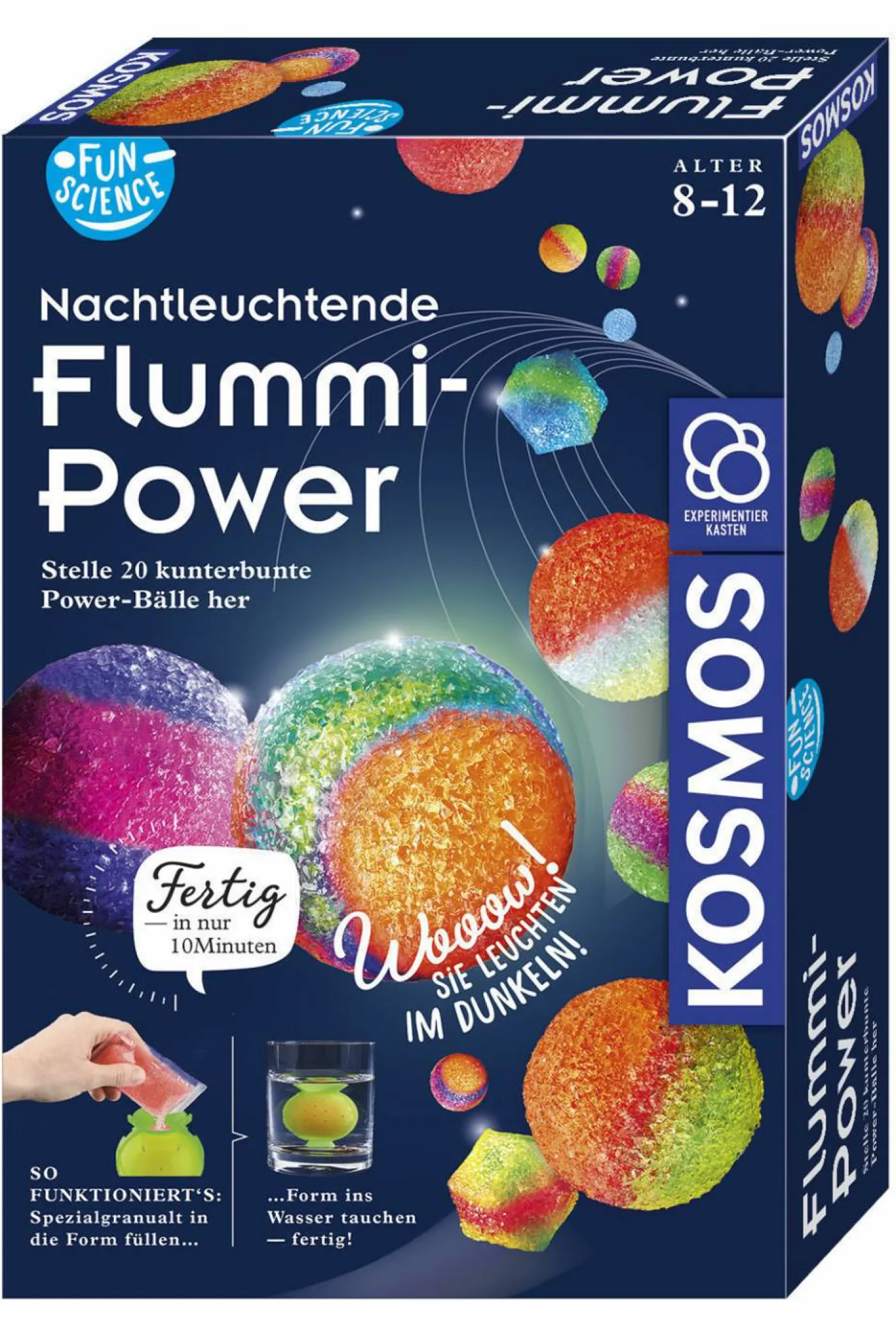 Experimentier-Set "Nachtleuchtende Flummi-Power"