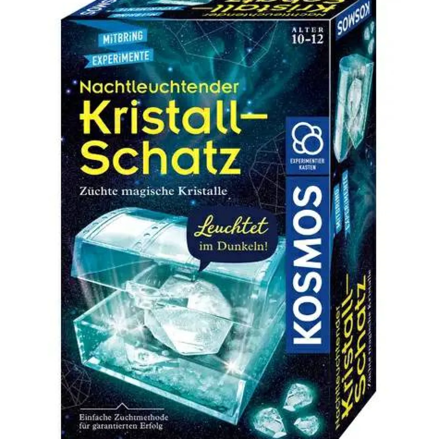 Experimentier-Set "Nachtleuchtender Kristall-Schatz"