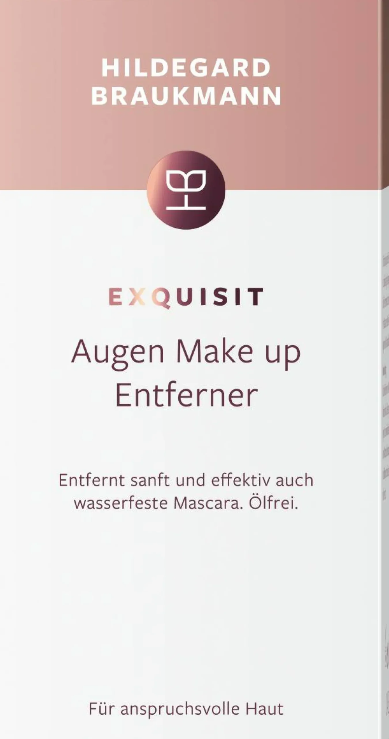 "Exquisit" Augen Make-up Entferner 100 ml