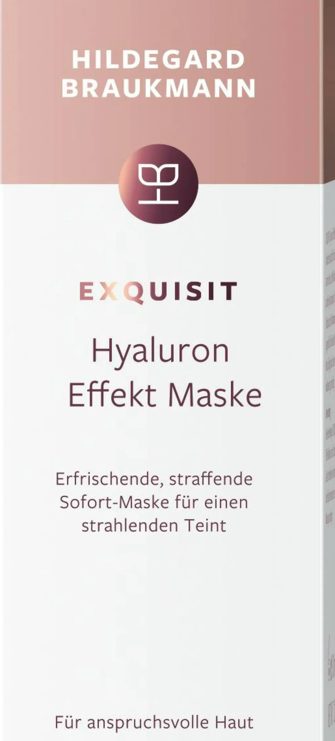 "Exquisit" Hyaluron Effekt Maske 30 ml