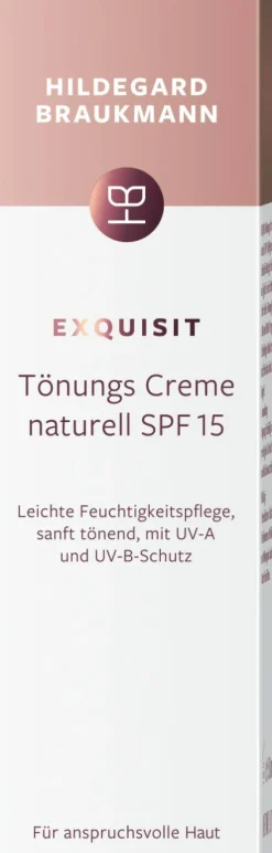 "Exquisit" Tönungs Creme naturell SPF 15 50 ml