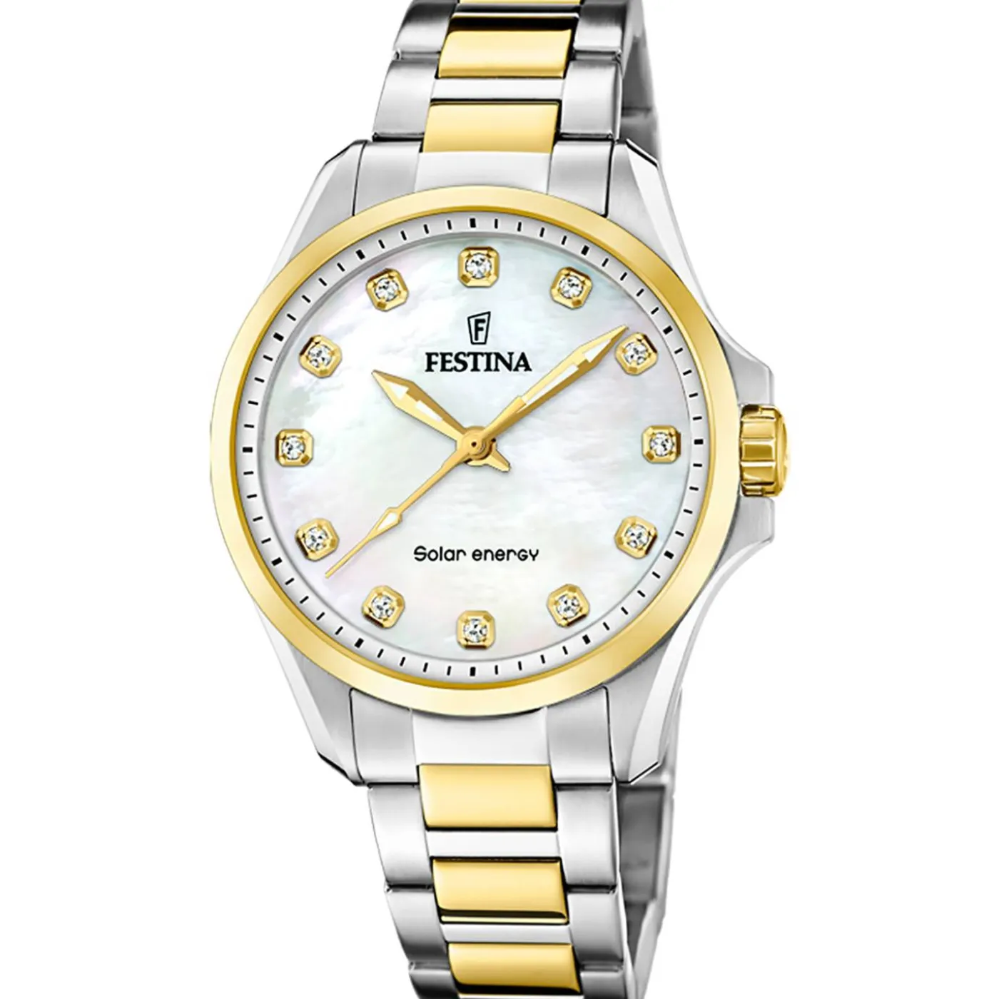 Festina Damen Solar Energy F20654/2 Roségold Edelstahl