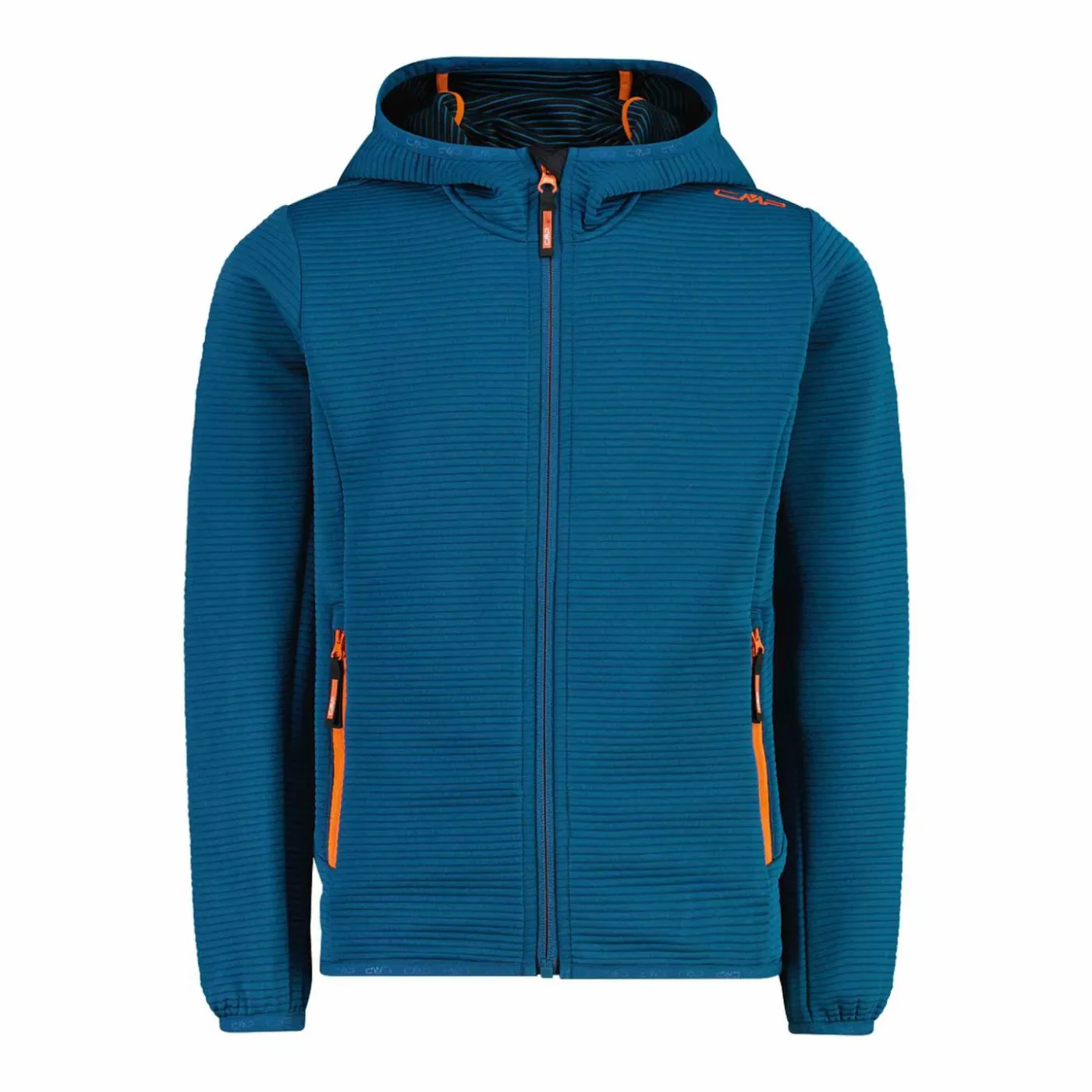 Fleecejacke mit Kapuze