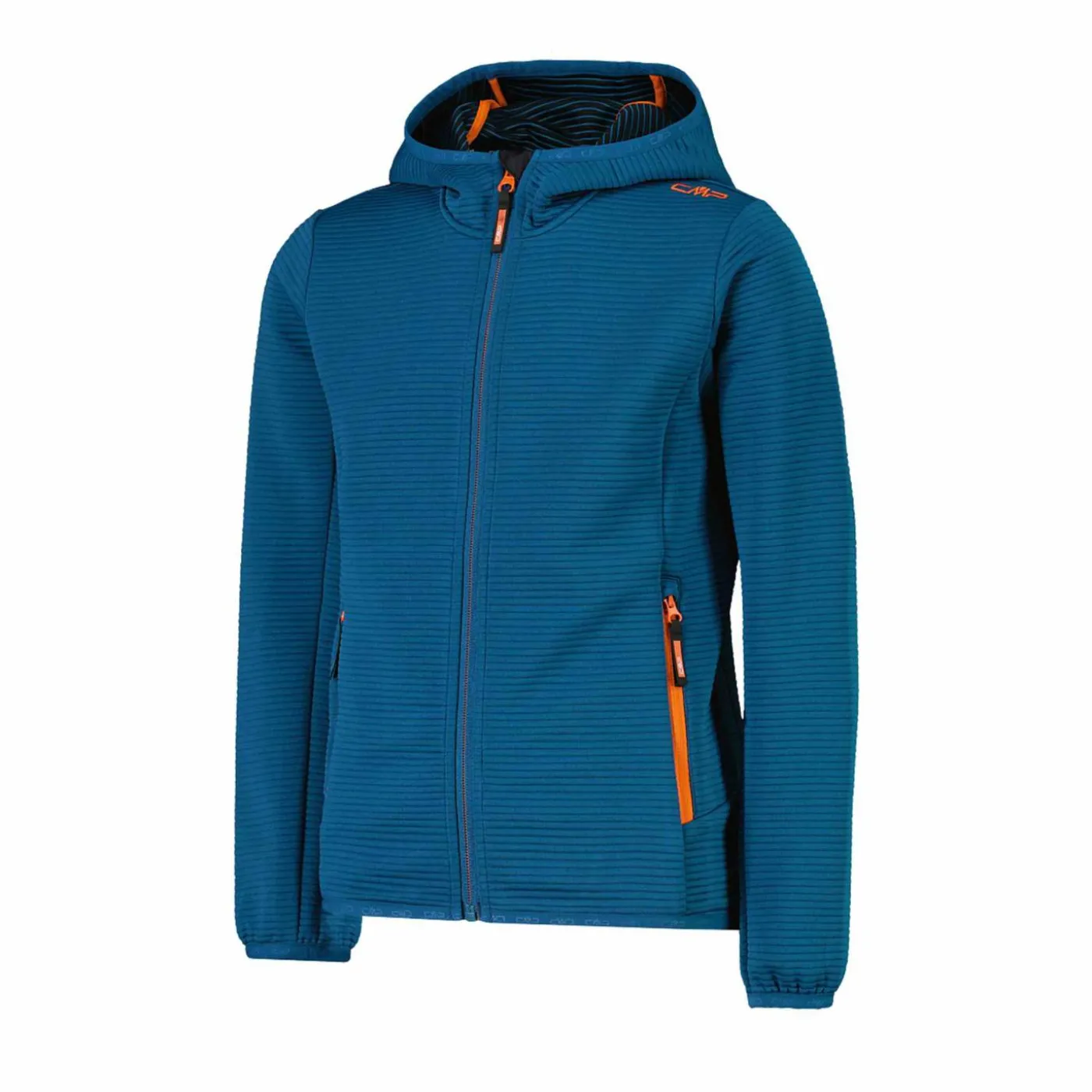 Fleecejacke mit Kapuze