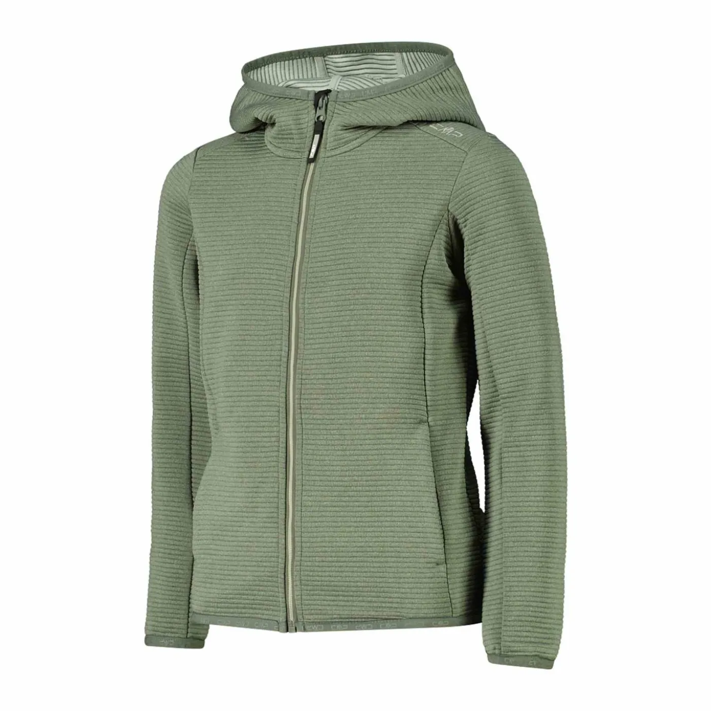 Fleecejacke mit Kapuze