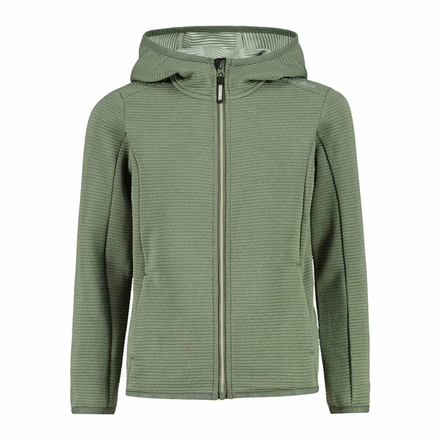 Fleecejacke mit Kapuze