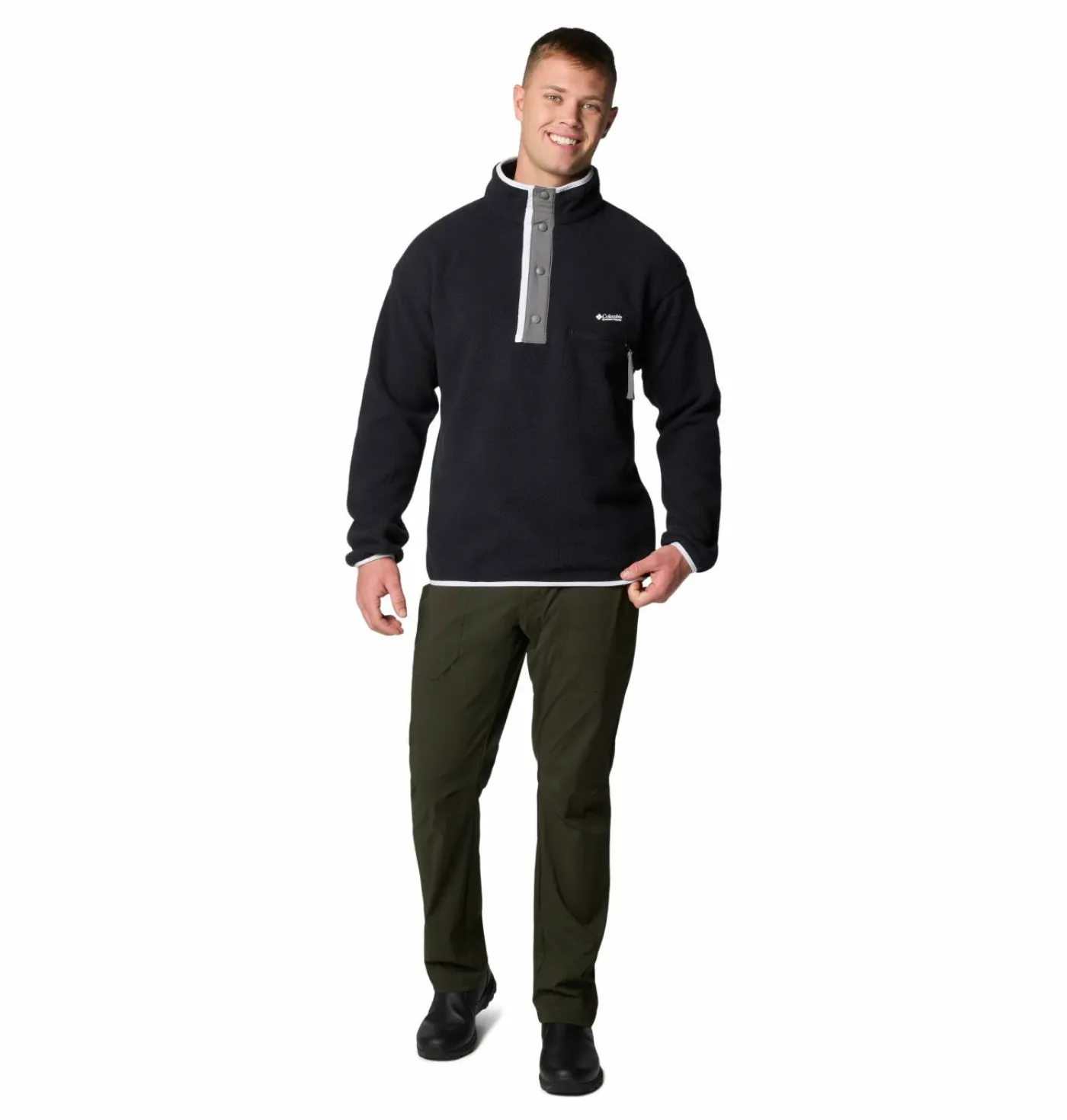 Fleecepullover "Helvetia™ Half Snap"