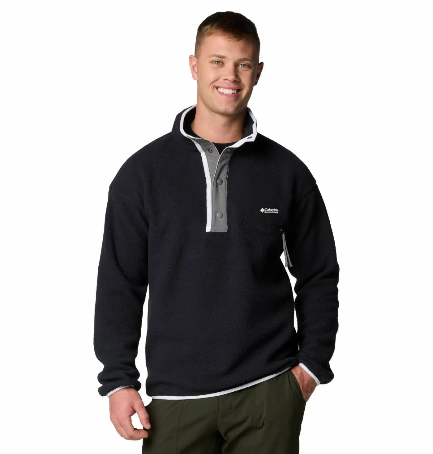 Fleecepullover "Helvetia™ Half Snap"