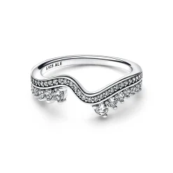 Funkelnde Asymmetrische Wellen Ring